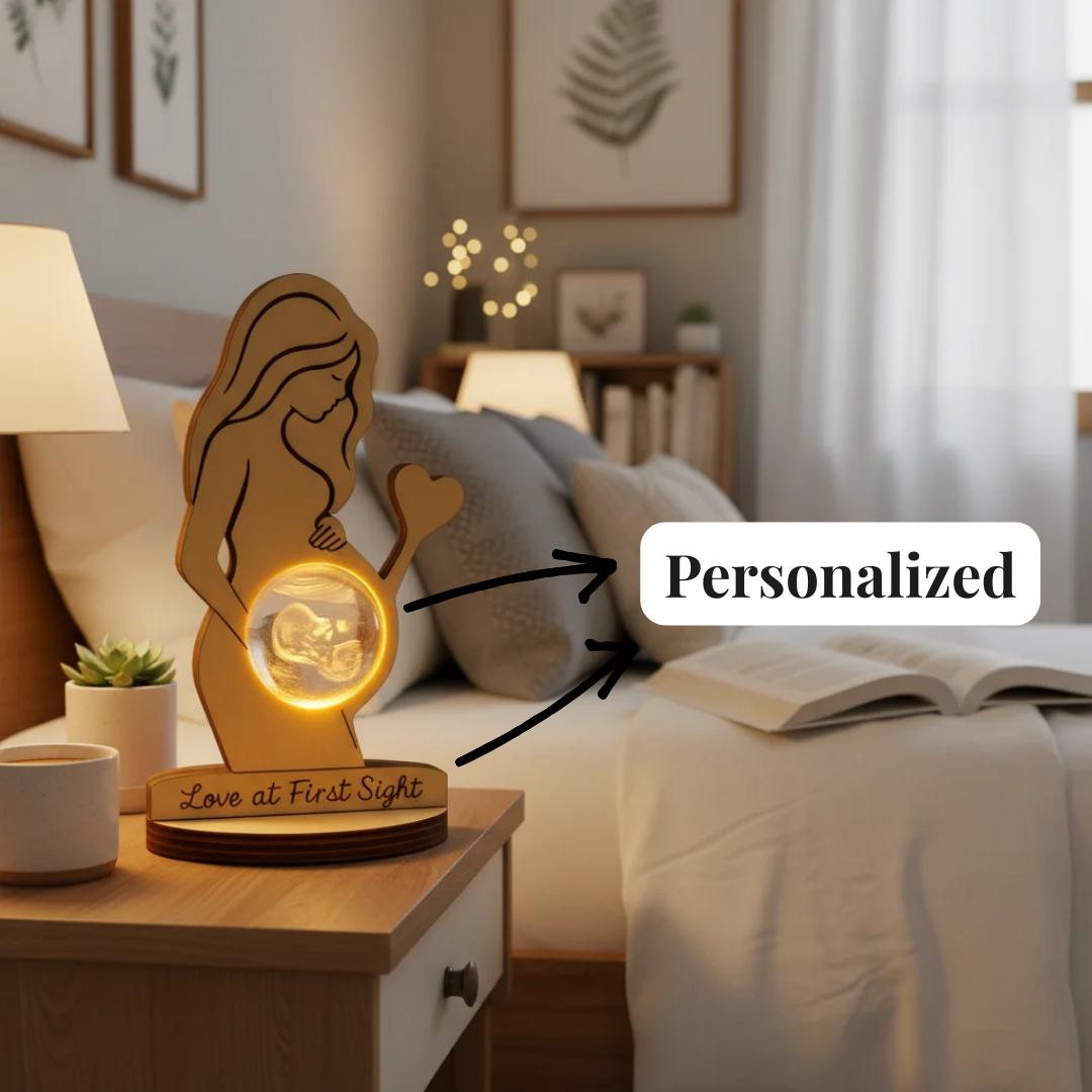 Personalized 3D Crystal Ball Pregnancy